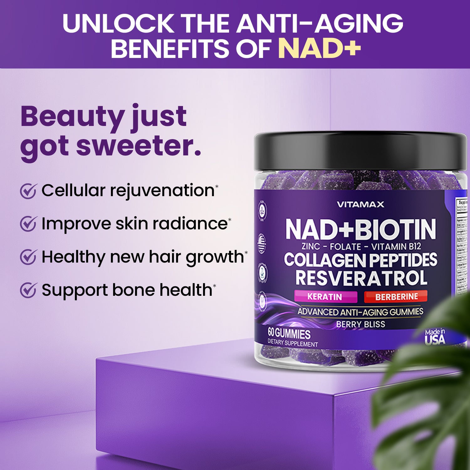 NAD+ Resveratrol & Biotin