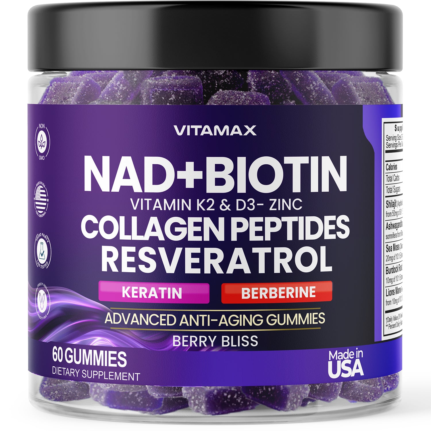 NAD+ Resveratrol & Biotin