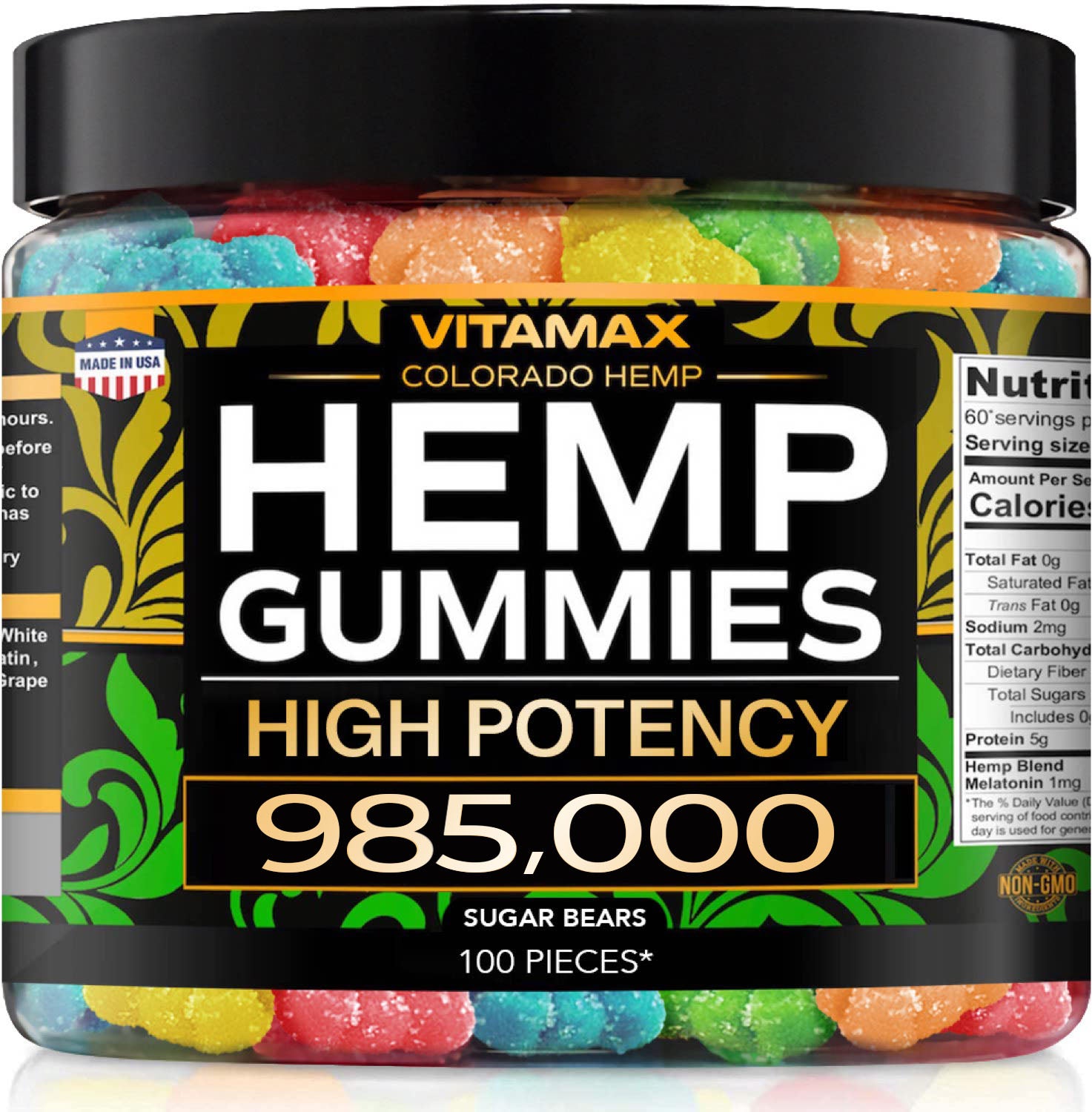 Sugar Bears Peace & Relaxation – 985,000 - 100 Ct.