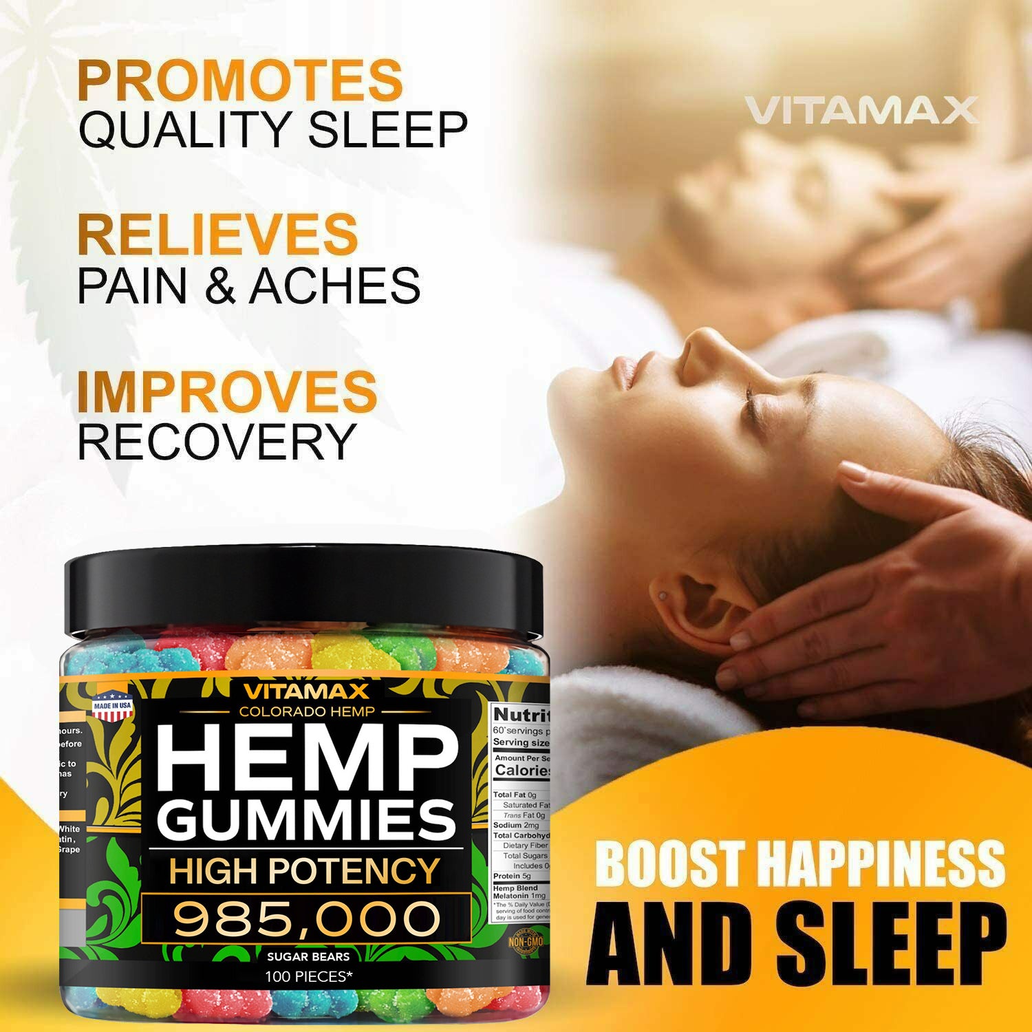 Sugar Bears Peace & Relaxation – 985,000 - 100 Ct.