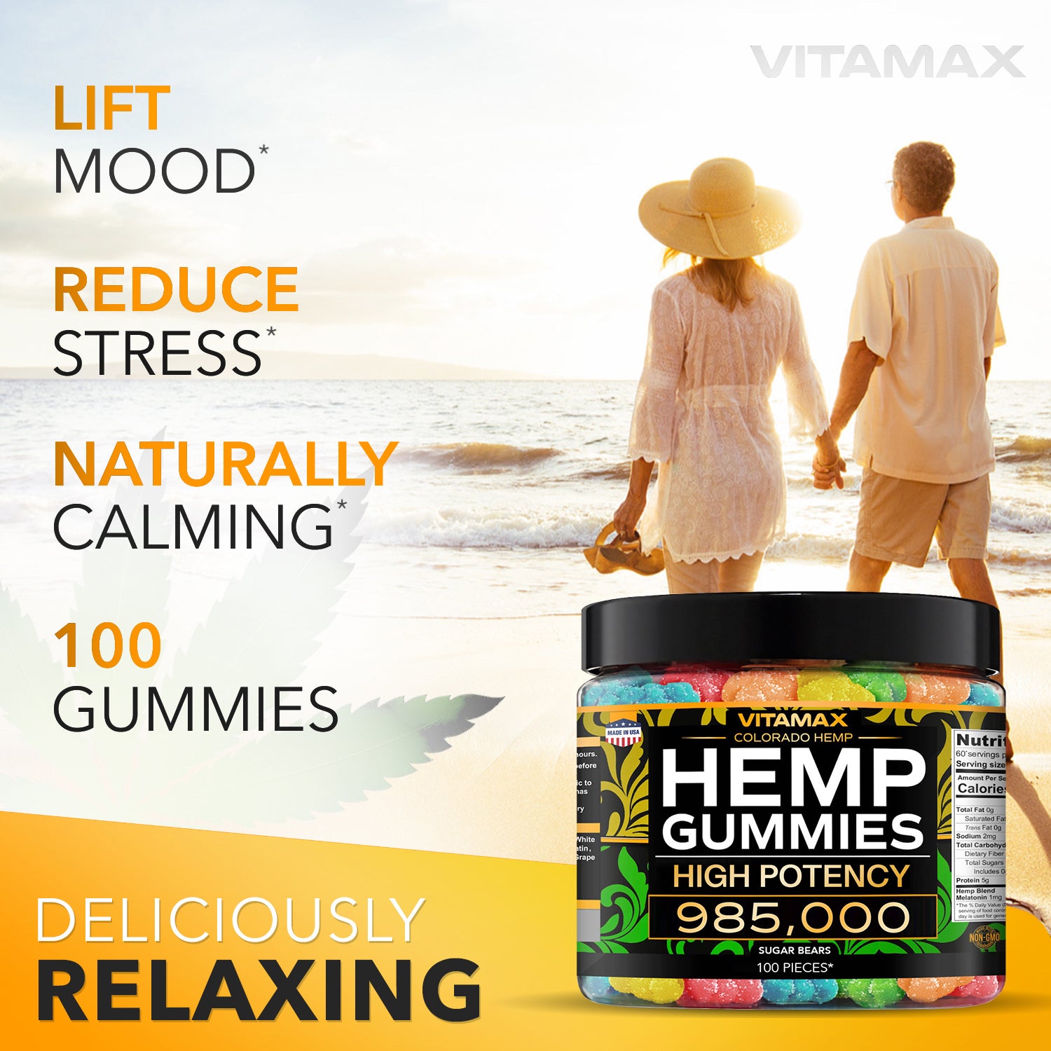Sugar Bears Peace & Relaxation – 985,000 - 100 Ct.