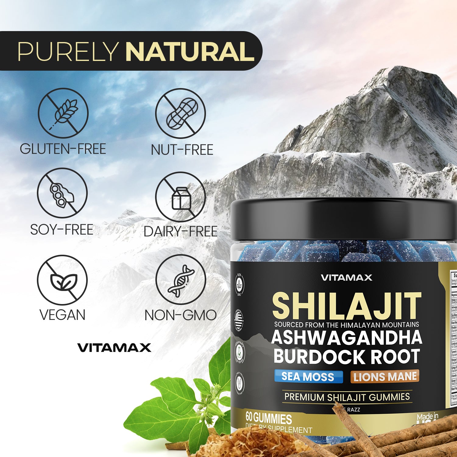 Shilajit - Blue Razz Flavor