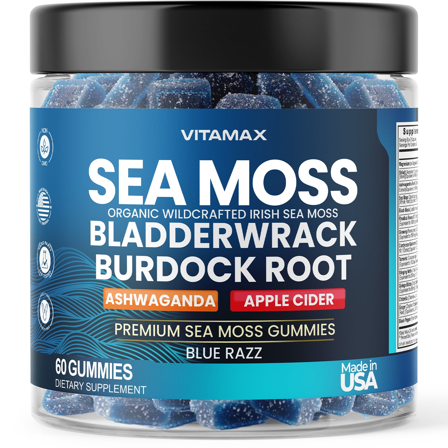 Irish Seamoss Blue Razz